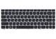 Клавиатура для ноутбука Lenovo IdeaPad FLex 14 G40, G40-30, G40-45, G40-70, G40-75, G40-80, Z41-70, 500-14ACZ, 500-14ISK, 300-14ISK, B40-80 с подсветкой (Light), Black, (Silver Frame), RU - фото 2, миниатюра