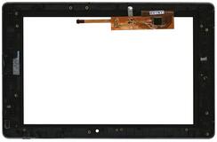 Купить Тачскрин (Сенсорное стекло) для планшета Lenovo IdeaPad K2 черный с рамкой