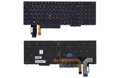 Купить Клавиатура для ноутбука Lenovo IBM Thinkpad (E580) Black с подсветкой (Light), (No Frame) RU