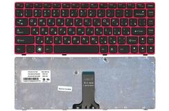 Купить Клавиатура для ноутбука Lenovo IdeaPad (Z470, G470Ah, G470GH, Z370) Black, (Red Frame), RU
