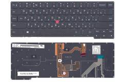 Купить Клавиатура для ноутбука Lenovo ThinkPad carbon Gen 2 2014 (X1) с подсветкой (Light), с указателем (Point Stick) Black, No Frame, RU
