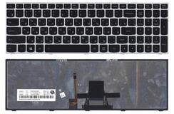 Купить Клавиатура для ноутбука Lenovo IdeaPad (G50-70, G50-30) Black с подсветкой (Light), (Silver Frame) RU