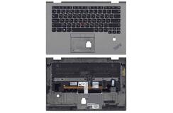 Купить Клавиатура для ноутбука Lenovo ThinkPad X1 Yoga 3rd Gen Silver, (Silver TopCase) RU