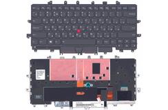 Купить Клавиатура для ноутбука Lenovo ThinkPad (X1) с подсветкой (Light), с указателем (Point Stick), крепления (Fastening) Black, Black Frame, RU