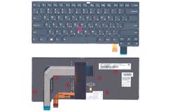 Купить Клавиатура для ноутбука Lenovo Thinkpad T460P с указателем (Point Stick), с подсветкой (Light), длинный шлейф (Long Trail), Black, (No Frame), RU
