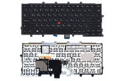 Купить Клавиатура для ноутбука Lenovo ThinkPad (X240, X240S, X240I) с указателем (Point Stick) Black, Black Frame, RU