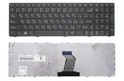 Купить Клавиатура для ноутбука Lenovo IdeaPad (B570, V570, Z570, Z575) Black, (Black Frame), RU