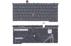 Купить Клавиатура для ноутбука Lenovo ThinkPad carbon Gen 3 2015 (X1) с подсветкой (Light), с указателем (Point Stick) Black, No Frame, RU