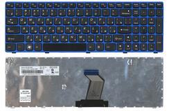 Купить Клавиатура для ноутбука Lenovo IdeaPad (B570, V570, Z570, Z575) Black, (Blue Frame), RU