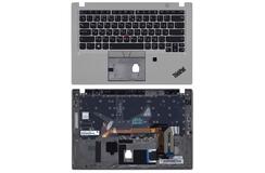 Купить Клавиатура для ноутбука Lenovo ThinkPad T490s с указателем (Point Stick) Black, (Silver TopCase) RU