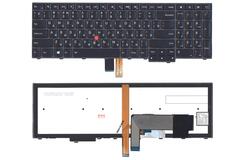 Купить Клавиатура для ноутбука Lenovo ThinkPad Edge (E531, E540) с подсветкой (Light), с указателем (Point Stick) Black, Gray Frame, RU