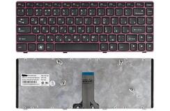 Купить Клавиатура для ноутбука Lenovo IdeaPad (V370) Black, (Red Frame), RU