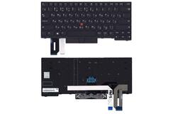 Купить Клавиатура для ноутбука Lenovo ThinkPad E480 с указателем (Point Stick), Black, (Black Frame), RU