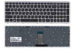 Купить Клавиатура для ноутбука Lenovo IdeaPad U510, Z710 Black, (Silver Frame), RU