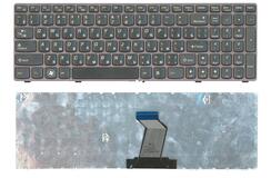 Купить Клавиатура для ноутбука Lenovo IdeaPad (B570) Black, (Bronze Frame) RU