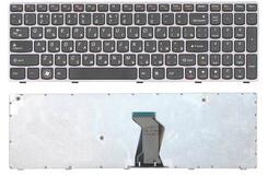 Купить Клавиатура для ноутбука Lenovo IdeaPad B570 B580 V570 Z570 Z575 B590 Black, (Gray Frame) RU