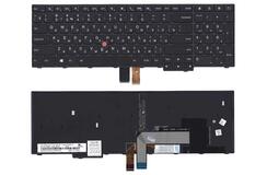 Купить Клавиатура для ноутбука Lenovo Thinkpad Edge (E550, E550C, E555, E560, E565) Black с подсветкой (Light), (Black Frame), RU
